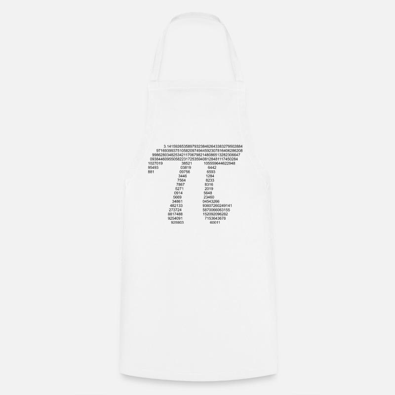 Pi - Cooking Apron - white