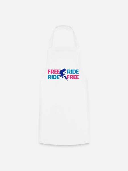 Freeride Biker - Kochschürze - Weiß