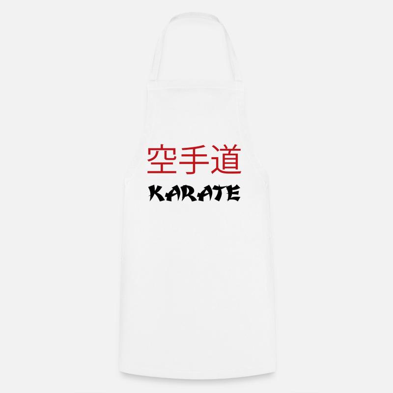Karaté - Tablier de cuisine - blanc
