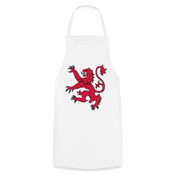 Scottish Lion - Cooking Apron - white - Front - AI Model Male 185 dark (185cm)