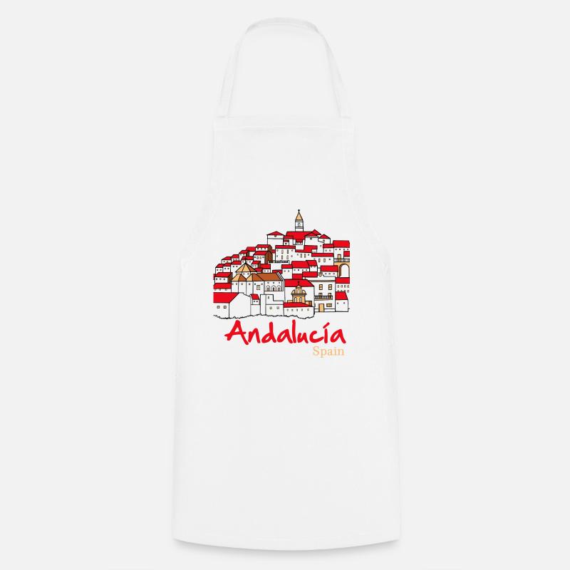 Andalucia 2 - Tablier de cuisine - blanc
