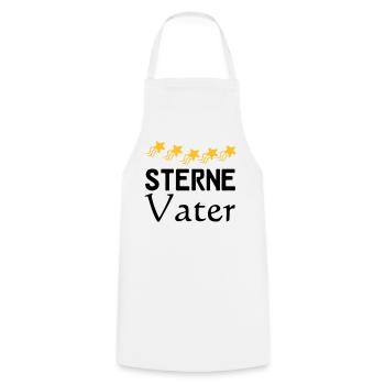 Sterne Vater Vatertag Familie Sprüche Geschenk - Kochschürze - Weiß - Vorne - AI Model Male 185 dark (185cm)