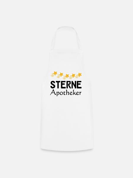 Sterne Apotheker Geschenk - Kochschürze - Weiß