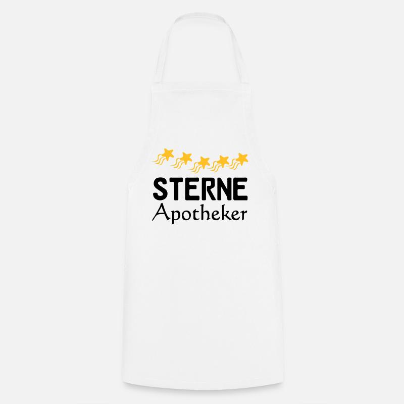 Sterne Apotheker Geschenk - Kochschürze - Weiß