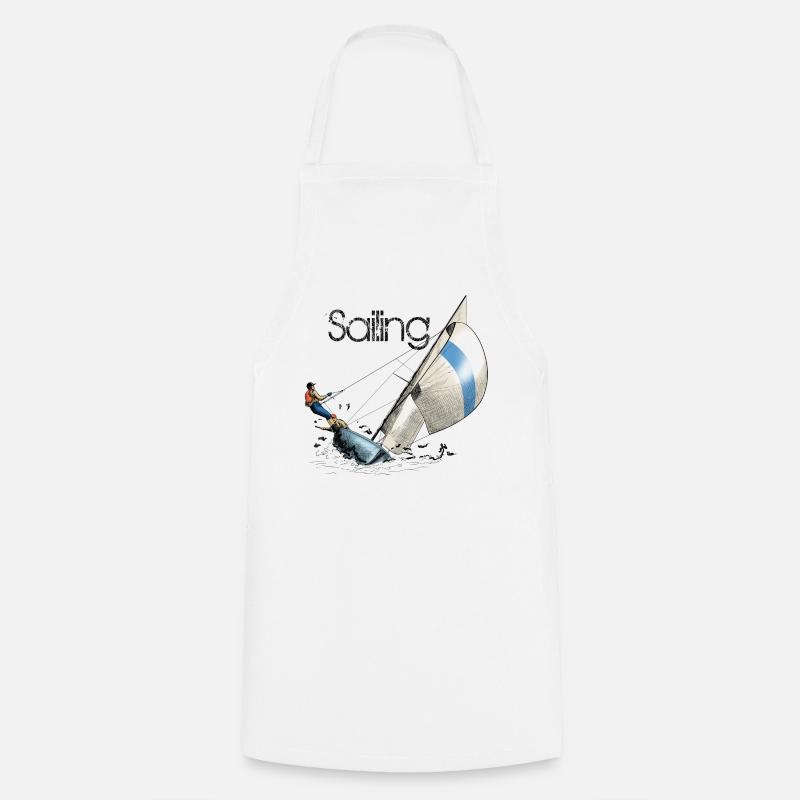 sailing - Cooking Apron - white
