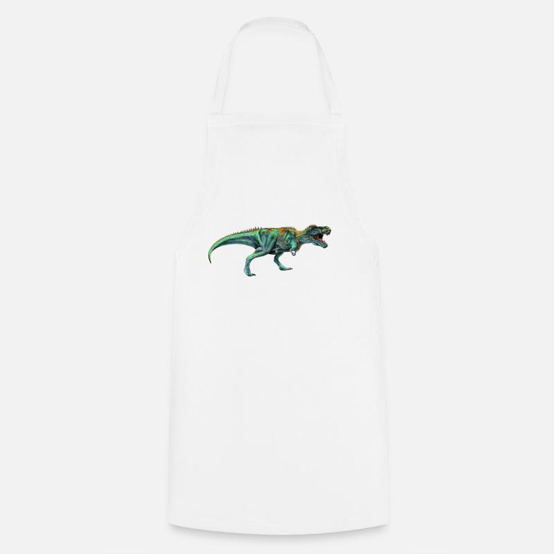 Dinosaur - Cooking Apron - white