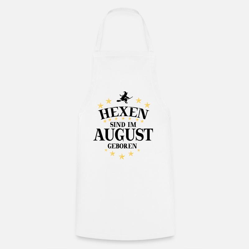 Hexen August - Kochschürze - Weiß