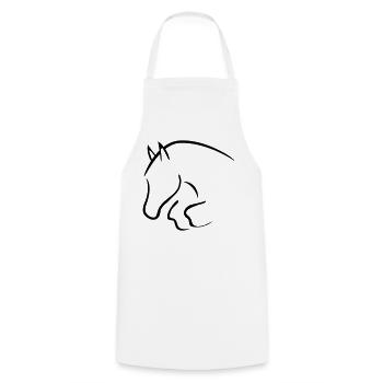 show jumper - Cooking Apron - white - Front - AI Model Male 185 dark (185cm)