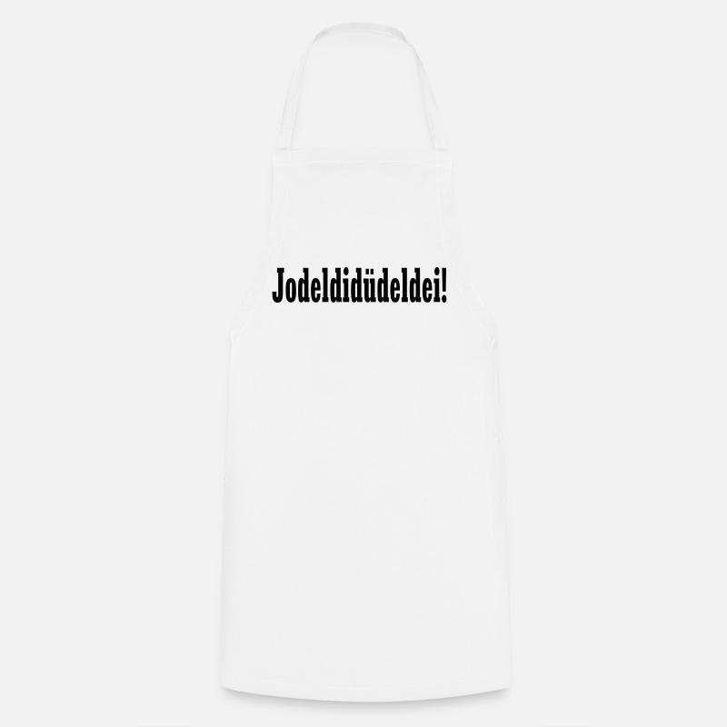 jodeldidüdeldei - Cooking Apron - white