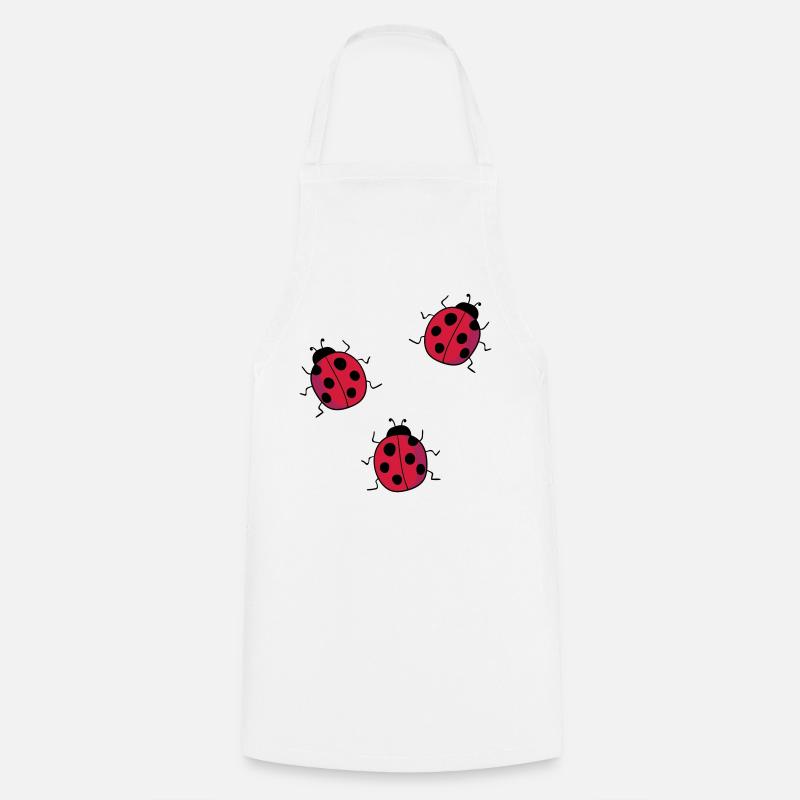 coccinelle - Tablier de cuisine - blanc