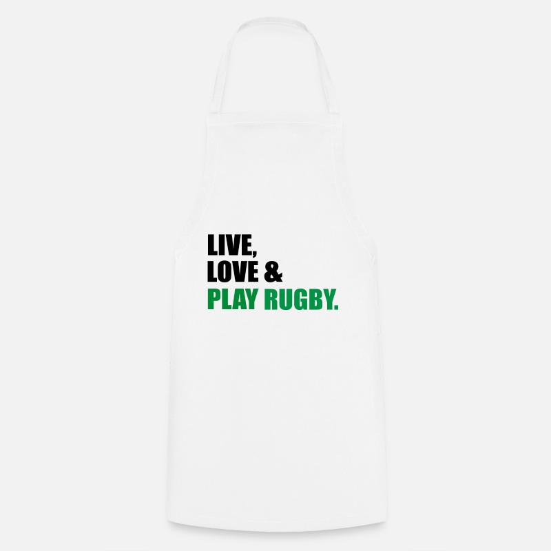 rugby - Cooking Apron - white