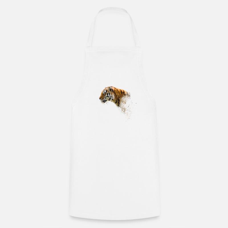 Tiger - Tablier de cuisine - blanc