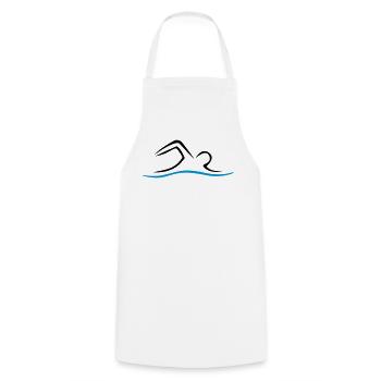 NAGE - Tablier de cuisine - blanc - Devant - AI Model Male 185 dark (185cm)