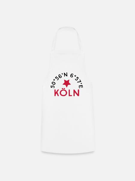 Köln - Kochschürze - Weiß