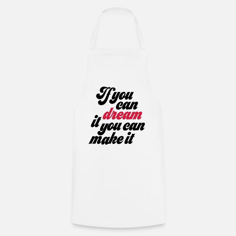 motivation - Cooking Apron - white