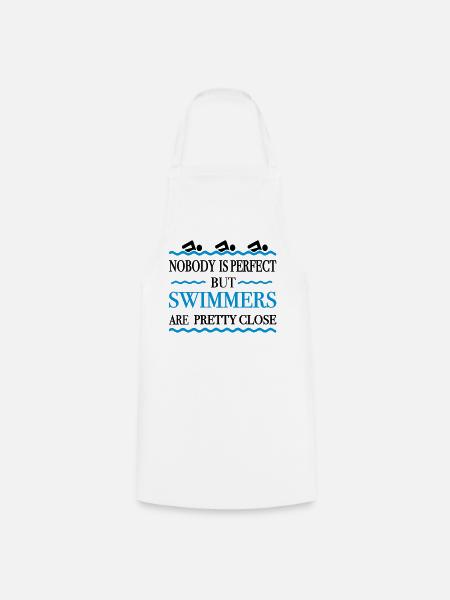 swim - Cooking Apron - white