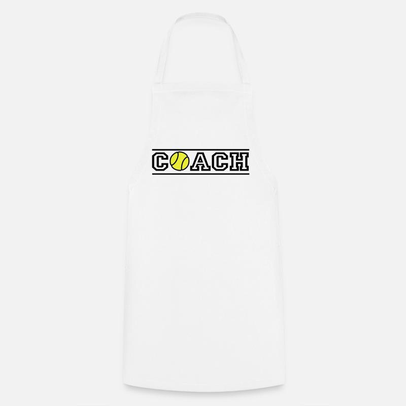 Tennis Coach - Tablier de cuisine - blanc
