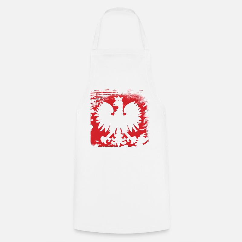 Pologne - Tablier de cuisine - blanc