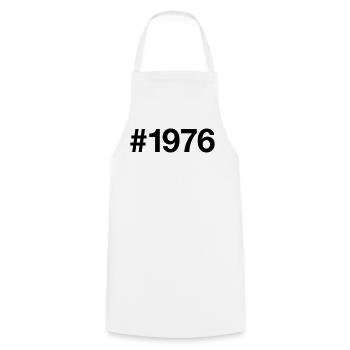 1976 Jahrgang 50 Jahre alt 50. Geburtstag - Kochschürze - Weiß - Vorne - AI Model Male 185 dark (185cm)