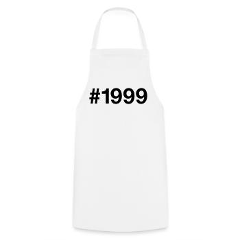1999 Jahrgang Hashtag 27 Jahre alt 27. Geburtstag - Kochschürze - Weiß - Vorne - AI Model Male 185 dark (185cm)