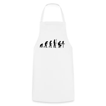 evolution_pc_gamer4 - Cooking Apron - white - Front - AI Model Male 185 dark (185cm)