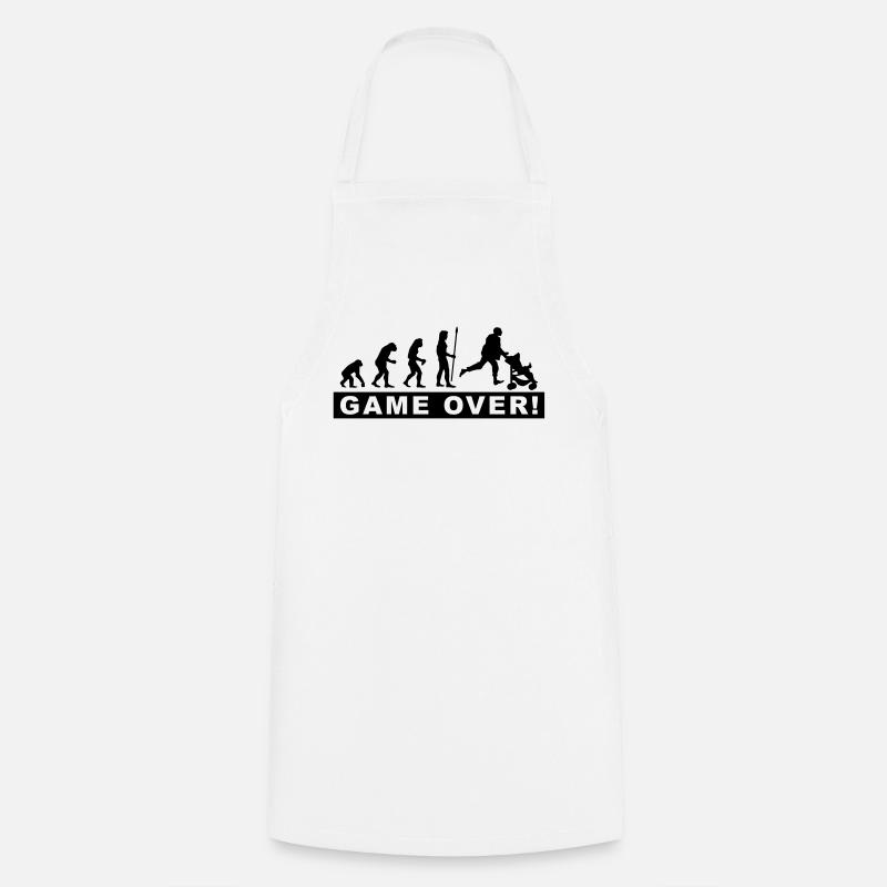 evolution_daddy - Cooking Apron - white