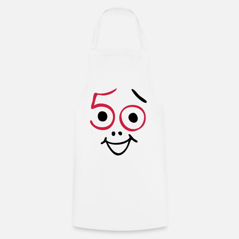 50 ans et toujours frais! - Tablier de cuisine - blanc