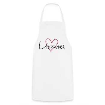 Uroma Herz Liebe werdende Oma Geschenk - Kochschürze - Weiß - Vorne - AI Model Male 185 dark (185cm)