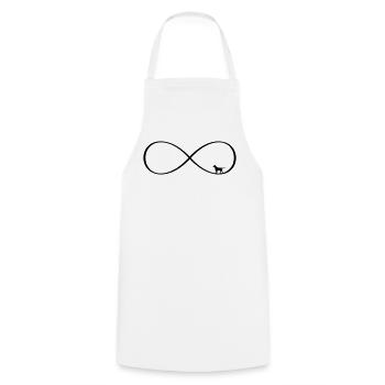 Dog Infinite Love - Conception du chien - Tablier de cuisine - blanc - Devant - AI Model Male 185 dark (185cm)