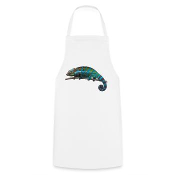 chameleon - Cooking Apron - white - Front - AI Model Male 185 dark (185cm)