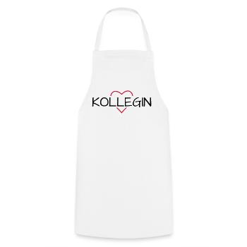 Cadeau de collègue préféré - Tablier de cuisine - blanc - Devant - AI Model Male 185 dark (185cm)