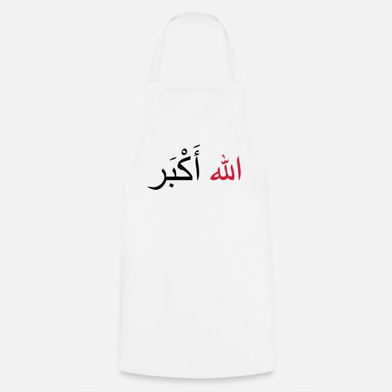 Allah Akbar - Tablier de cuisine - blanc