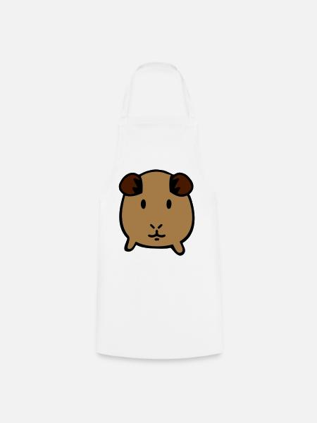 guinea pig - Cooking Apron - white
