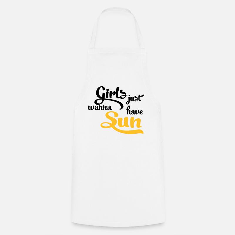 Soleil - Tablier de cuisine - blanc