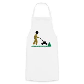 jardinage - Tablier de cuisine - blanc - Devant - AI Model Male 185 dark (185cm)