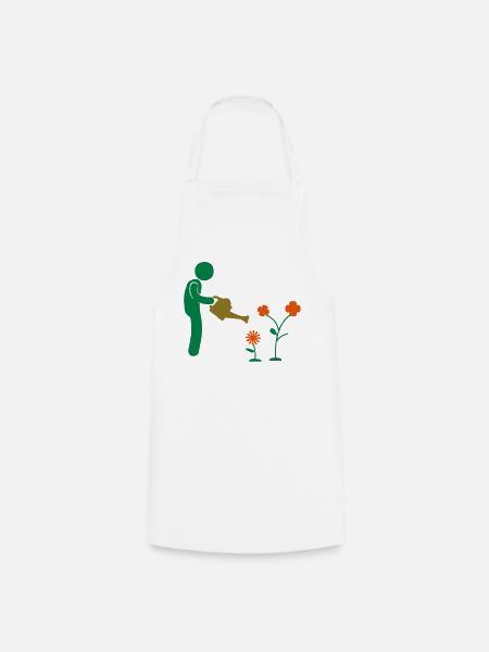 garten - Kochschürze - Weiß