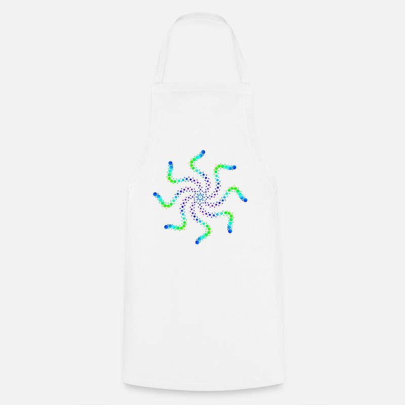 Psychédélique - Tablier de cuisine - blanc
