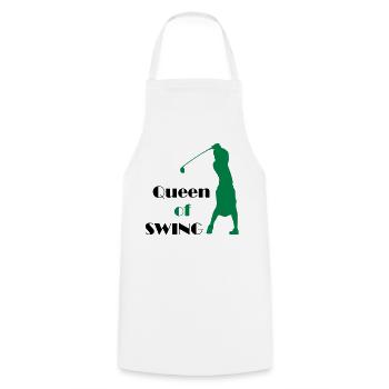 golf - Cooking Apron - white - Front - AI Model Male 185 dark (185cm)