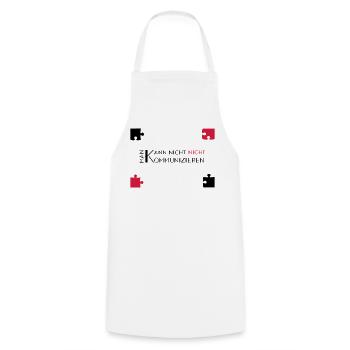 communication watzlawick - Cooking Apron - white - Front - AI Model Male 185 dark (185cm)