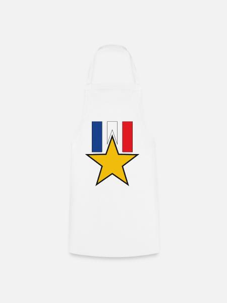Military Dekoration - Kochschürze - Weiß