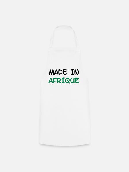 Made in AFRIQUE ! - Tablier de cuisine - blanc