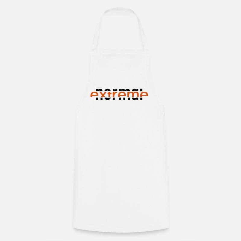 Normal-Extreme - Tablier de cuisine - blanc