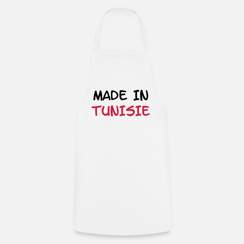 Made in Tunisie - Tablier de cuisine - blanc