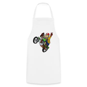 trialmoto_austria - Tablier de cuisine - blanc - Devant - AI Model Male 185 dark (185cm)