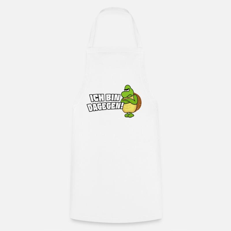 Je suis contre - Tablier de cuisine - blanc