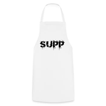 SUPP - SUPPORT - LEAGUE LOL GAMER TSHIRT - Kochschürze - Weiß - Vorne - AI Model Male 185 dark (185cm)