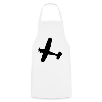 Avion - Tablier de cuisine - blanc - Devant - AI Model Male 185 dark (185cm)