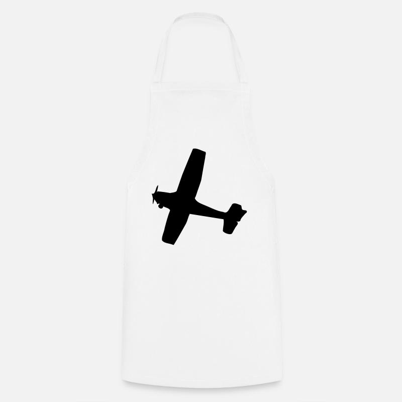 Flugzeug - Kochschürze - Weiß