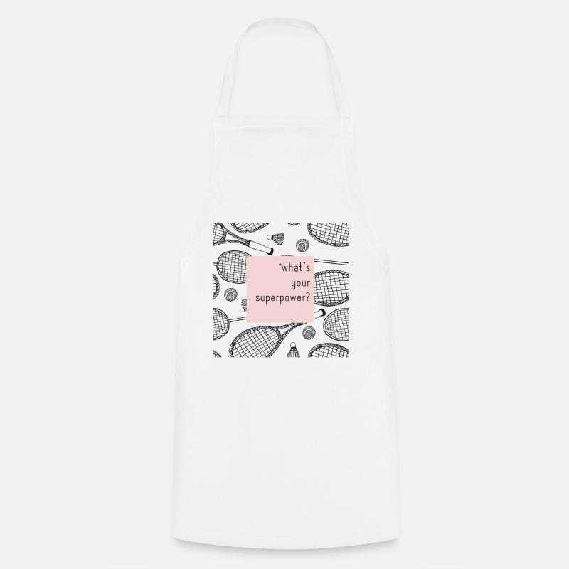 superpuissance - Tablier de cuisine - blanc