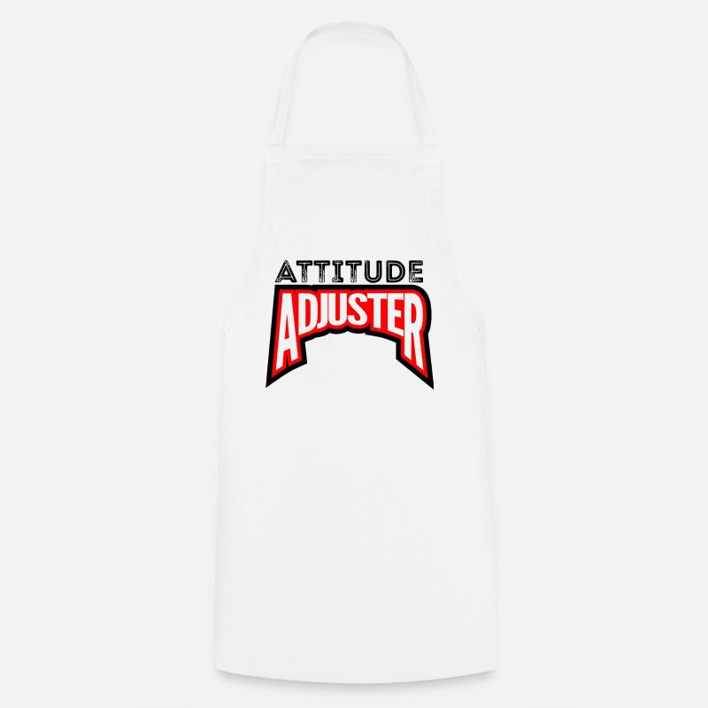 Attitude Adjuster - Kochschürze - Weiß